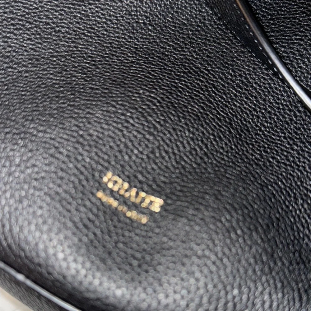 KHAITE Black Hobo Bag with Crescent Shape and Thick Strap - Picture 2 of 8